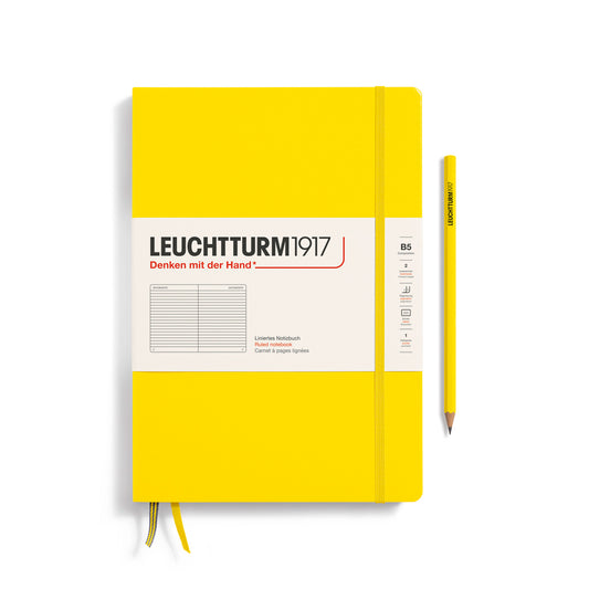 Leuchtturm B5 Composition Hardcover Notebook: Ruled Pages