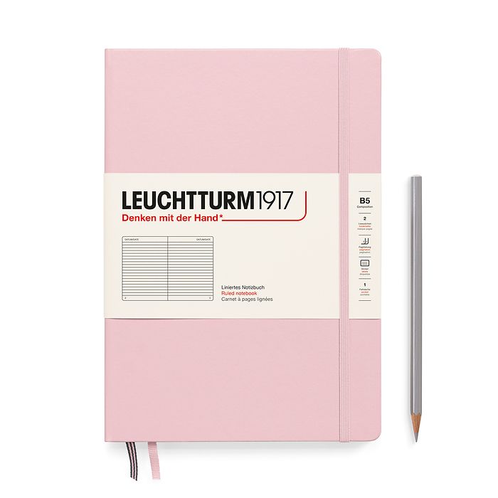 Leuchtturm B5 Composition Hardcover Notebook: Ruled Pages