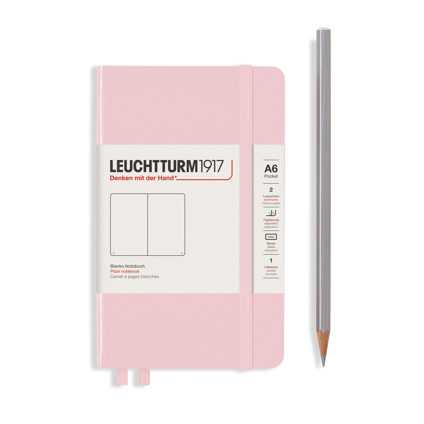 Leuchtturm Pocket Notebook: Hardcover, Plain Pages
