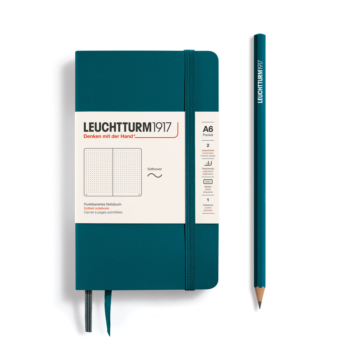 Leuchtturm Pocket Softcover Notebook: Dotted Pages