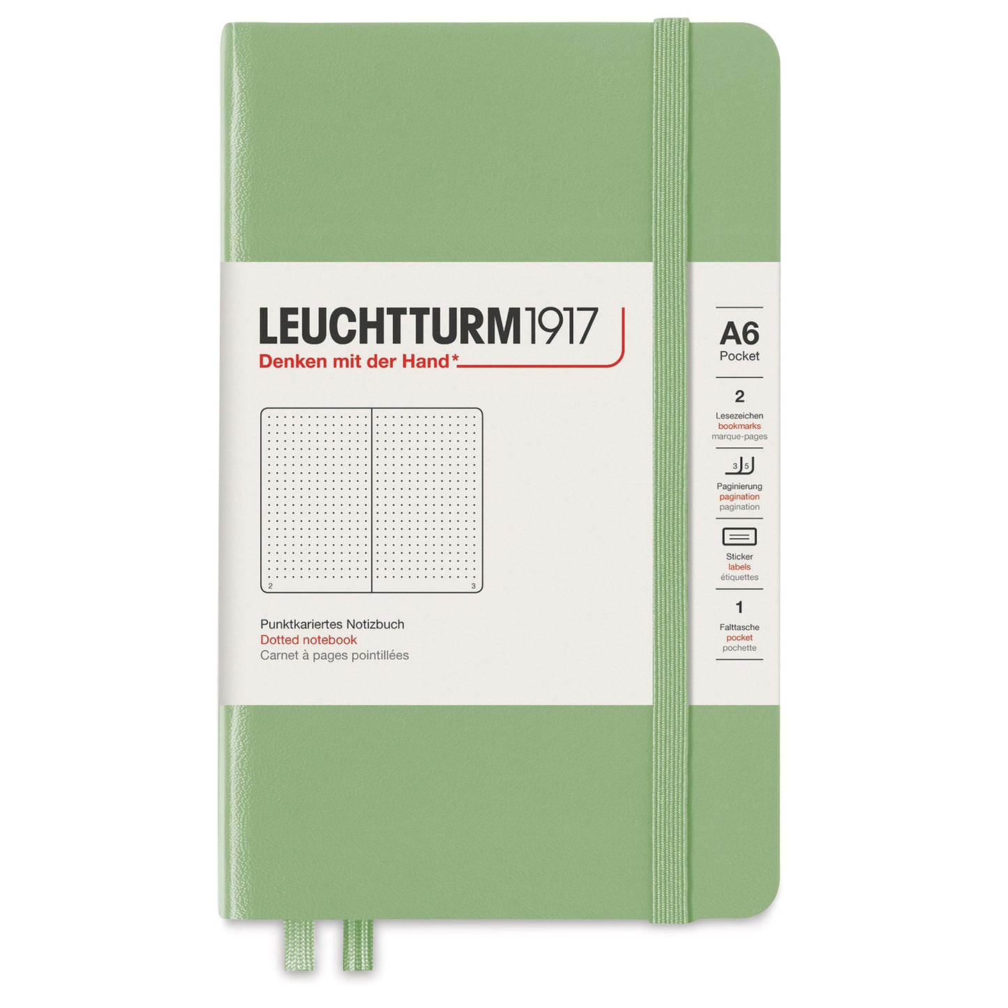Leuchtturm Pocket Notebook: Hardcover, Dotted Pages
