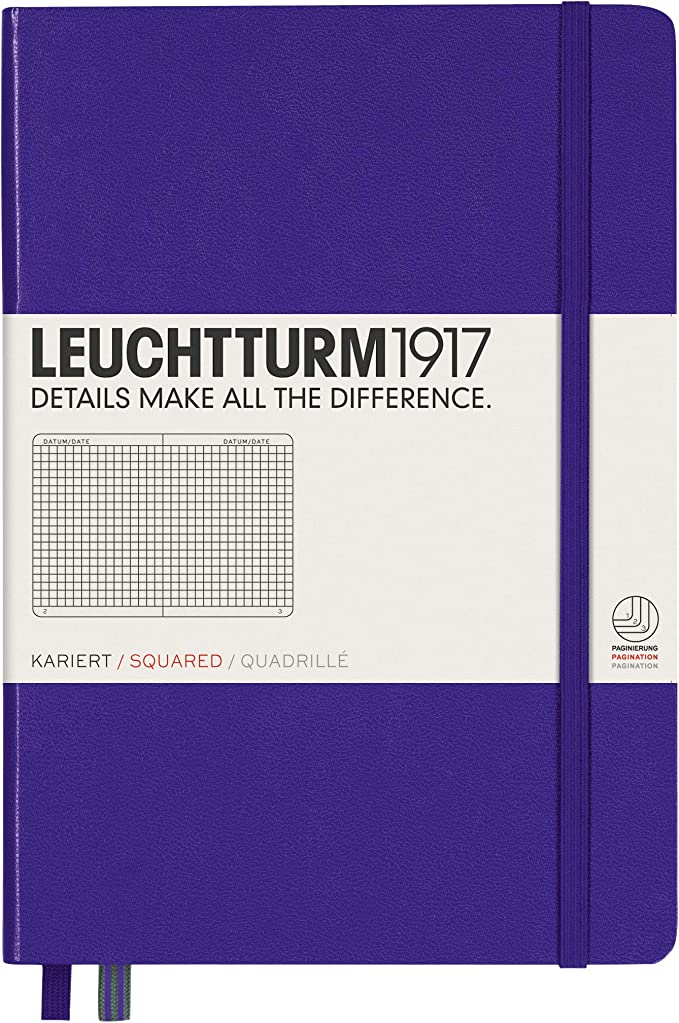 Leuchtturm Medium Hardcover Notebook: Ruled Pages
