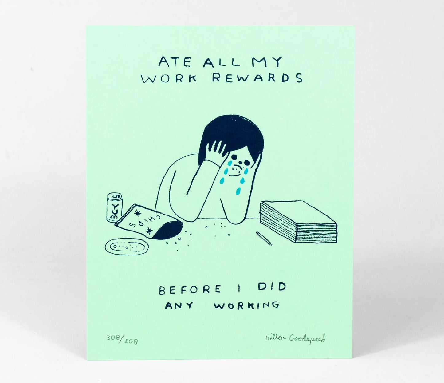 Work Rewards 8x10"