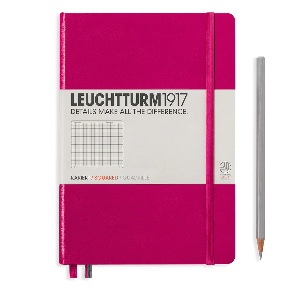 Leuchtturm A5 Medium Hardcover Notebook: Squared Pages