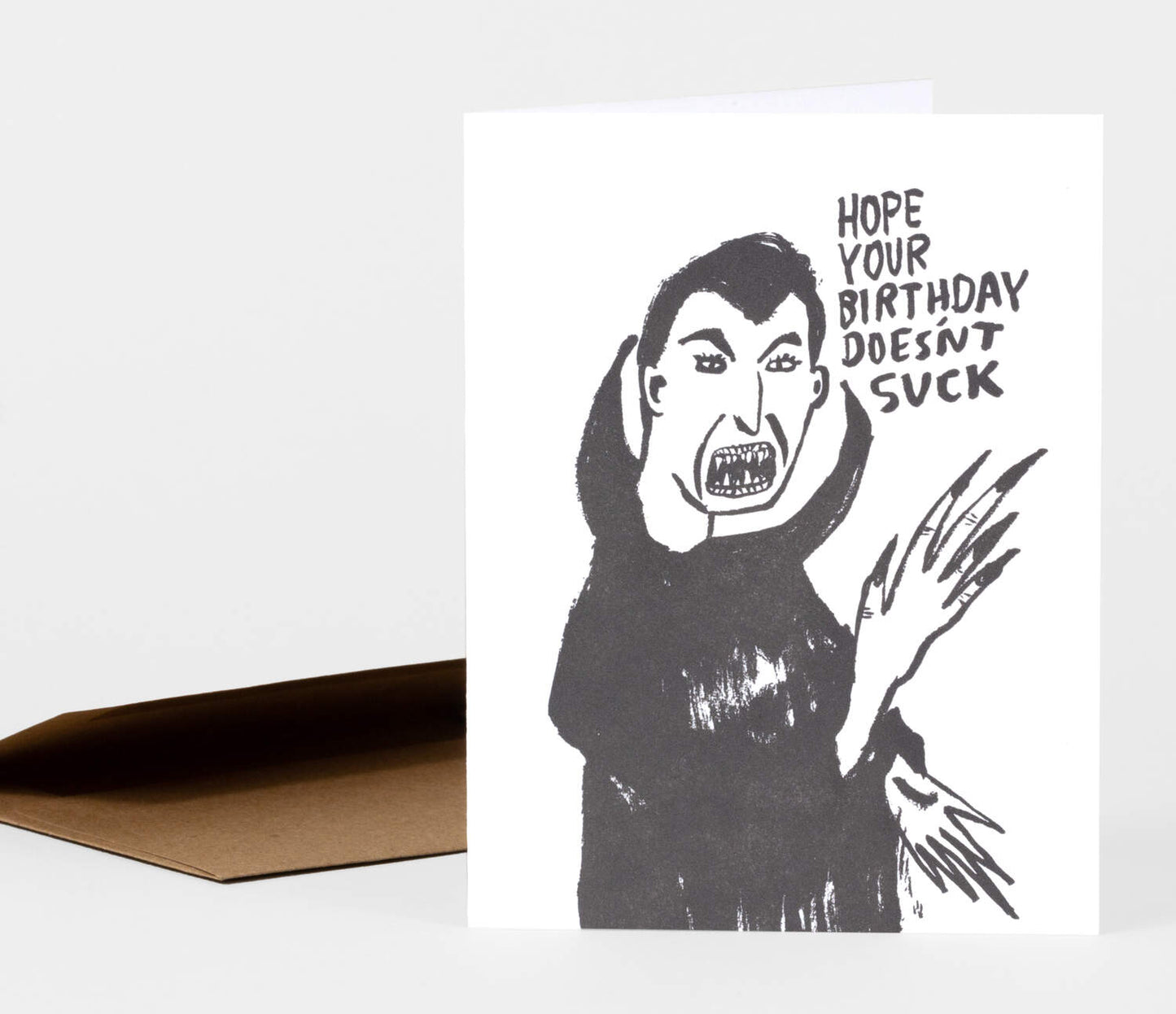 Birthday Sucks Vampire card