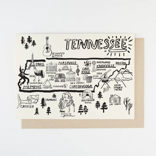 Tennessee Map card