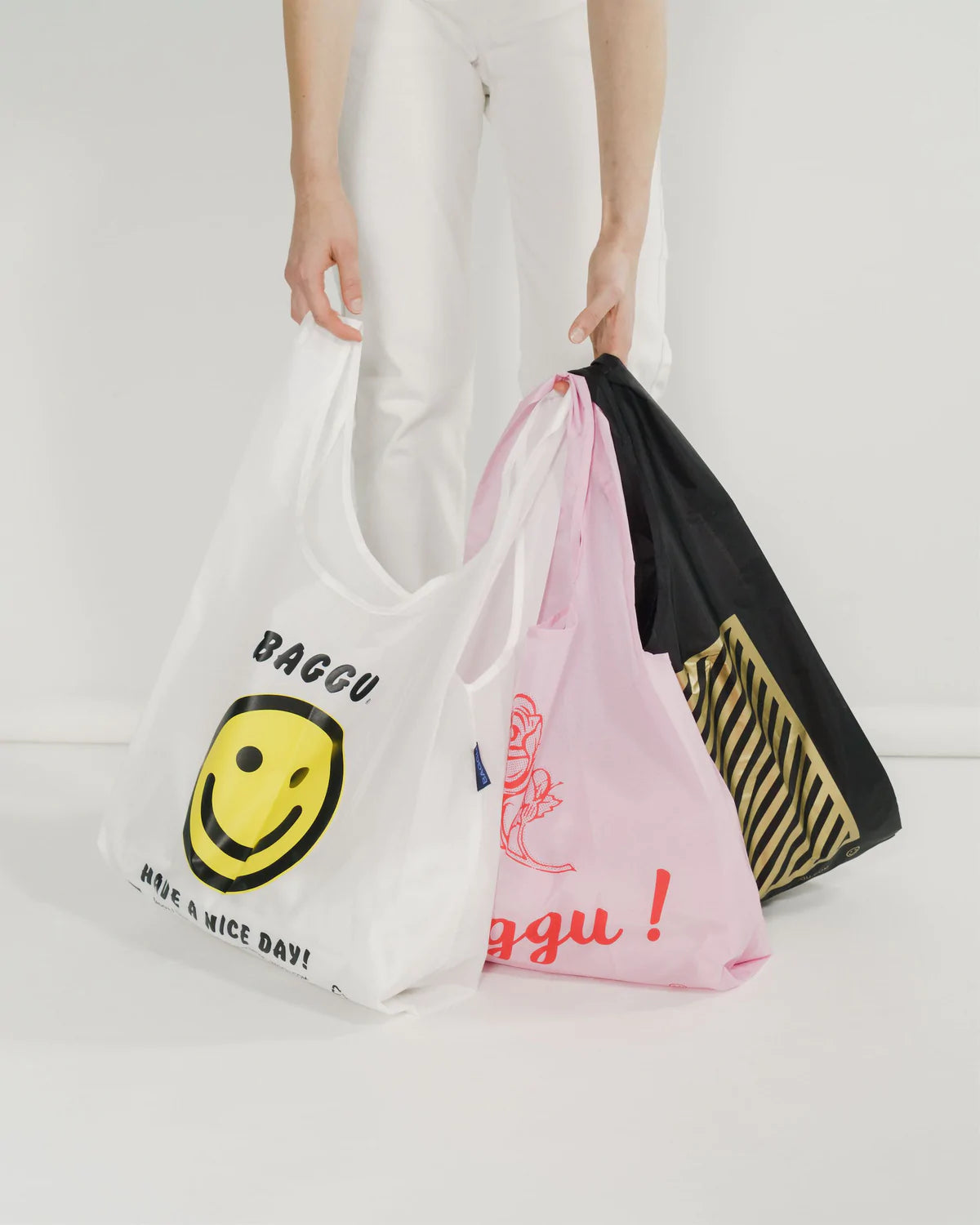 Baggu Standard Reusable Bag: Set of 3