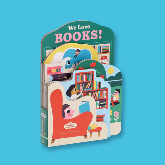 We Love Books! board book