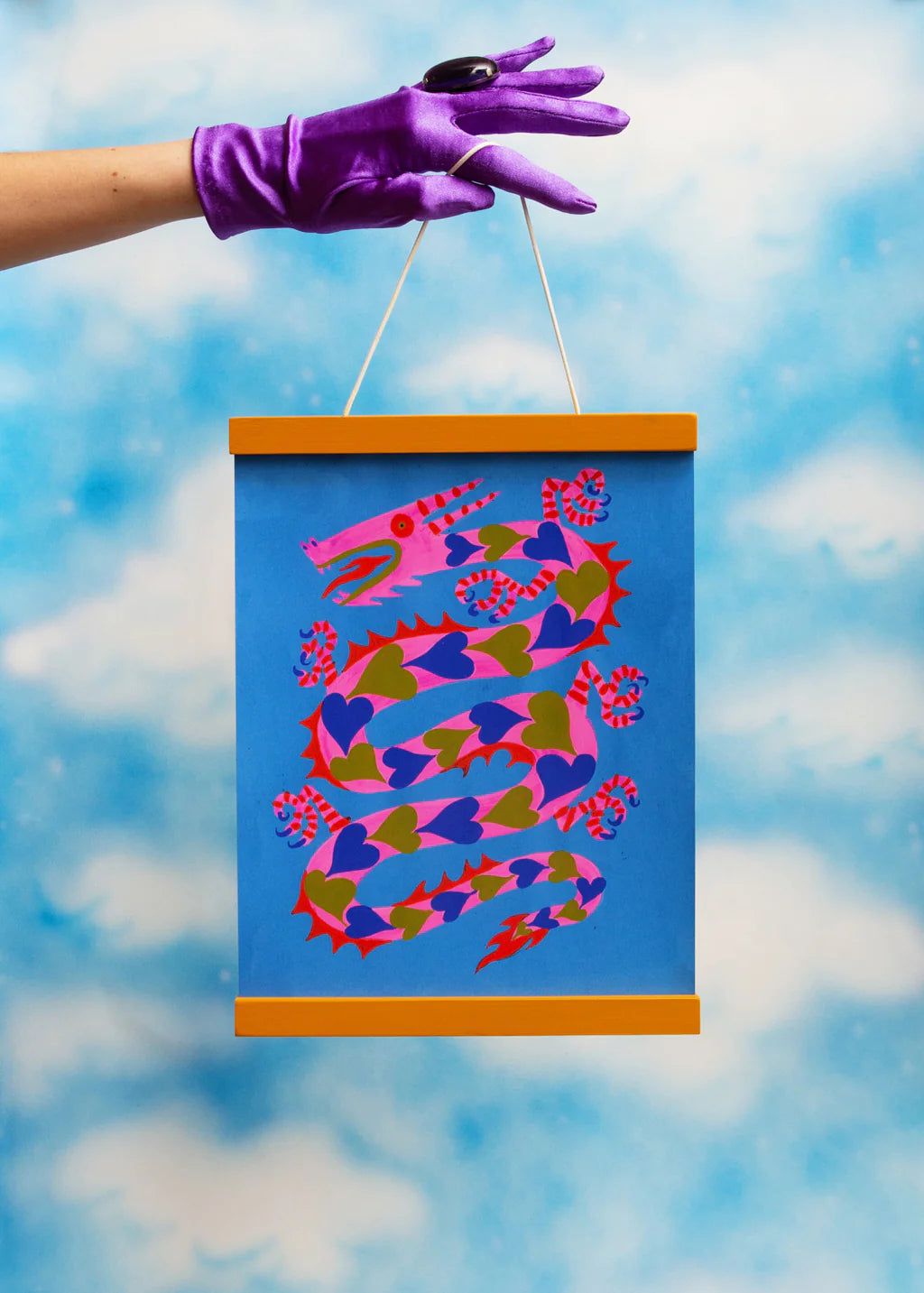 Magnetic Print Hanger 9"