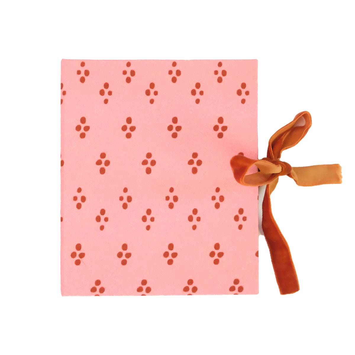 Pink Dottie Fabric Frame Album