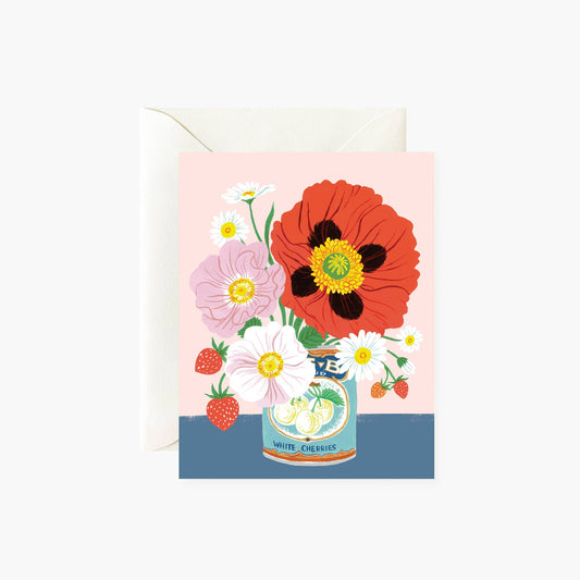 Floral Tin card