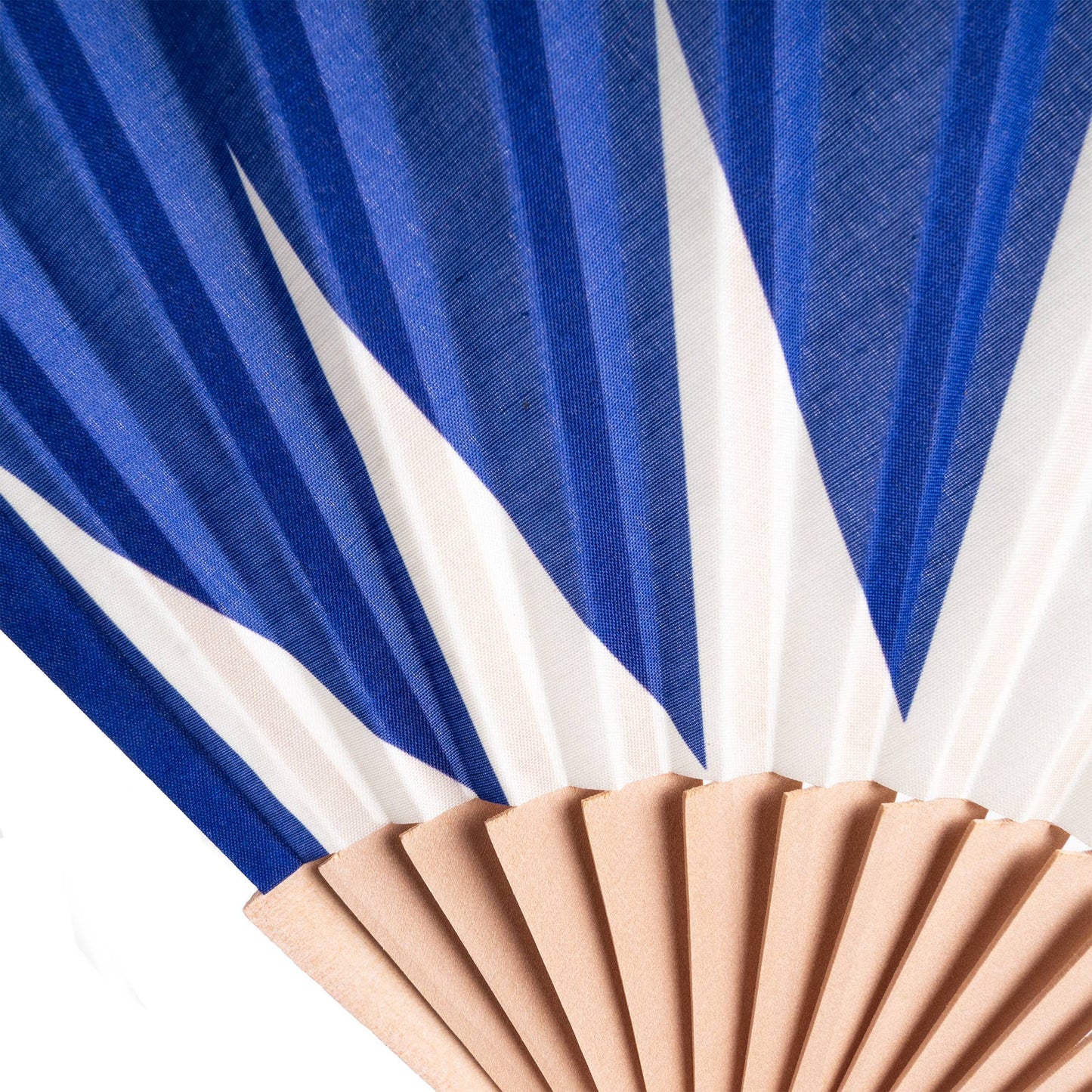 Geometric Blue Fan