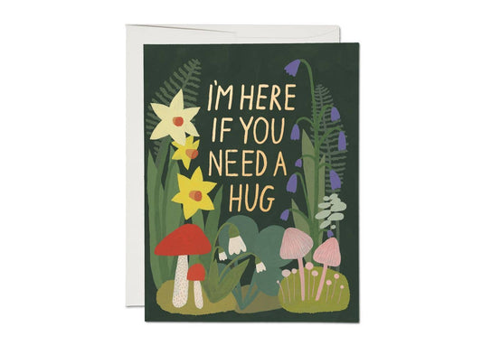 Garden Hugs card - Sympathy card