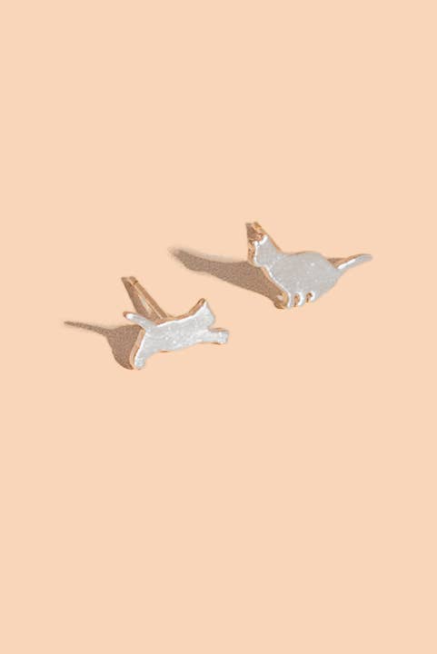 Cat Therapy Studs Earrings