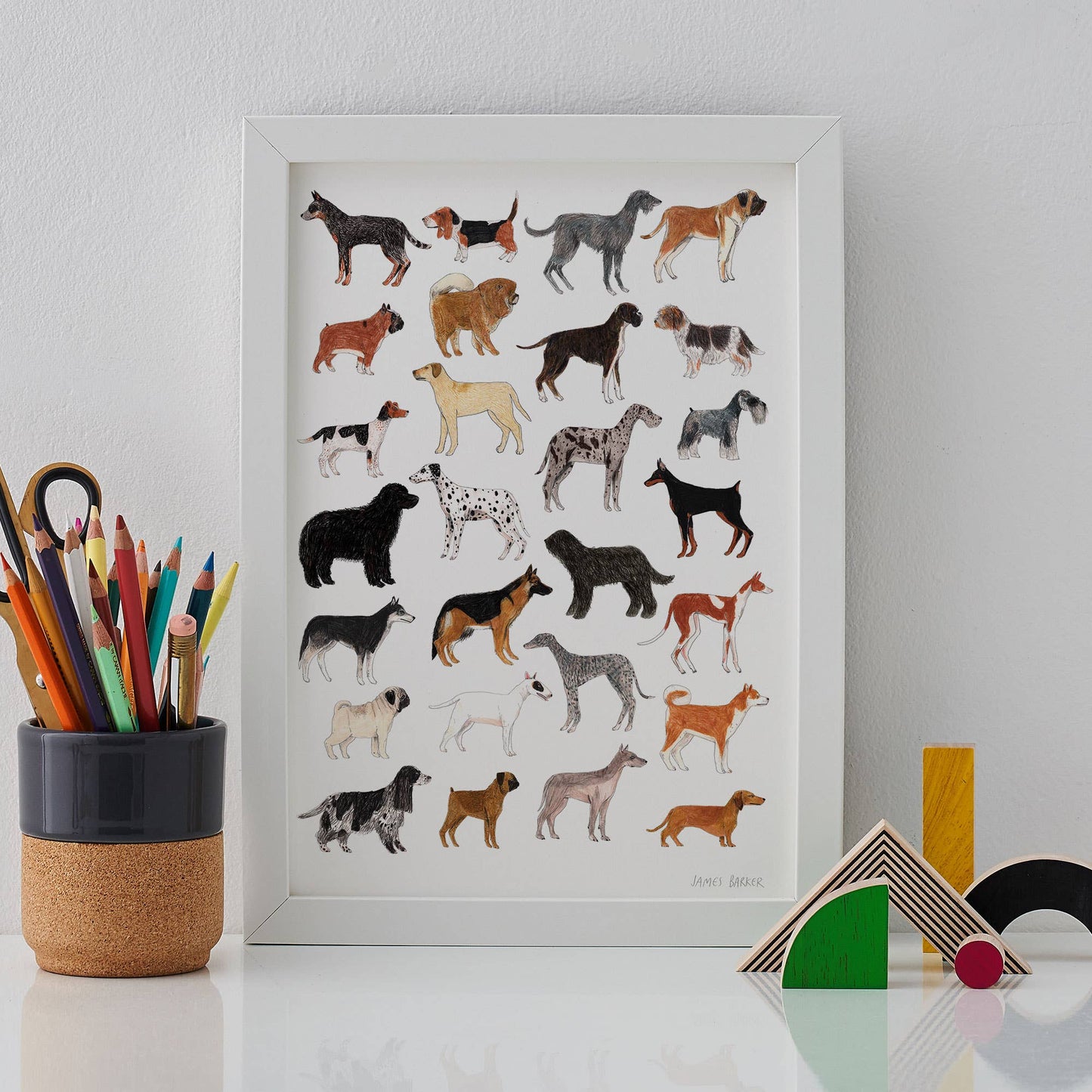Dog Breeds Print