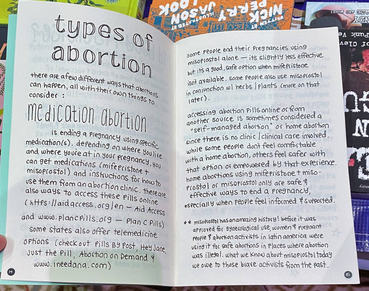 I Deserve Good Things: Guide to Abortion Support Zine