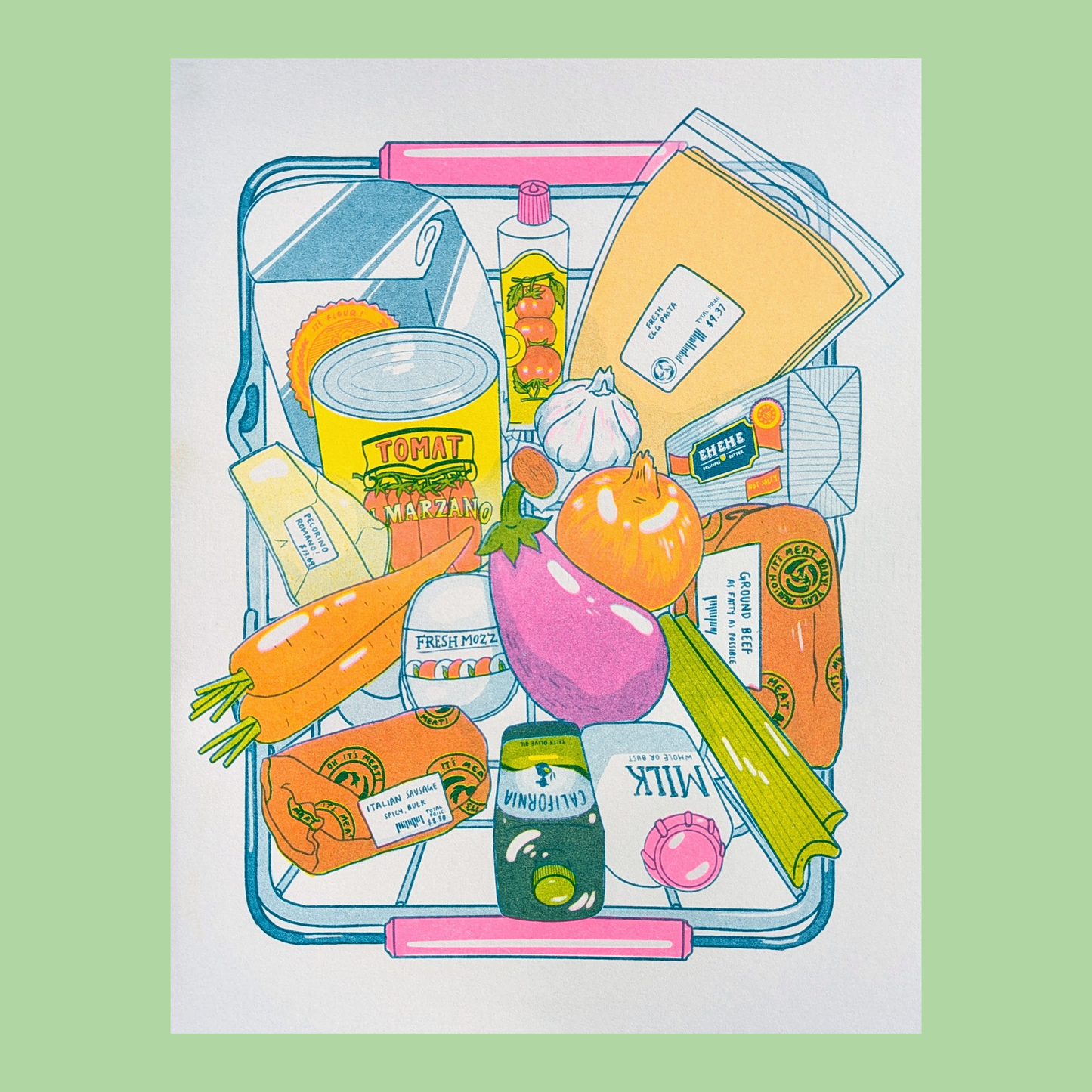 Party Lasagna print