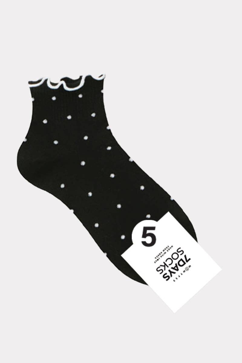 Frill Dot Socks
