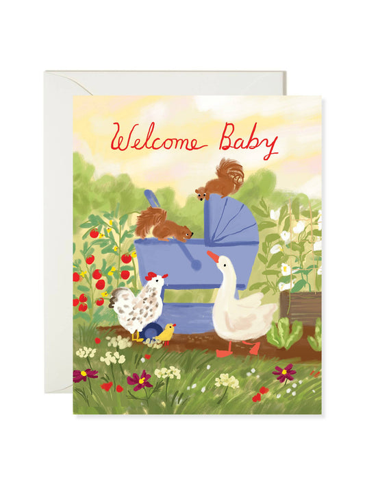 Farm Baby card