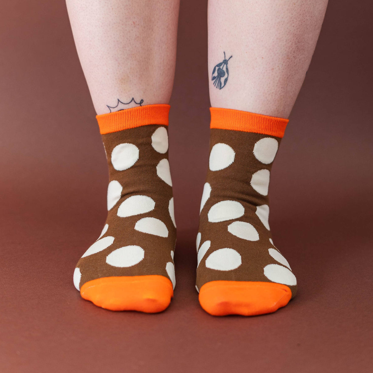 Autumn Polka Dot Socks