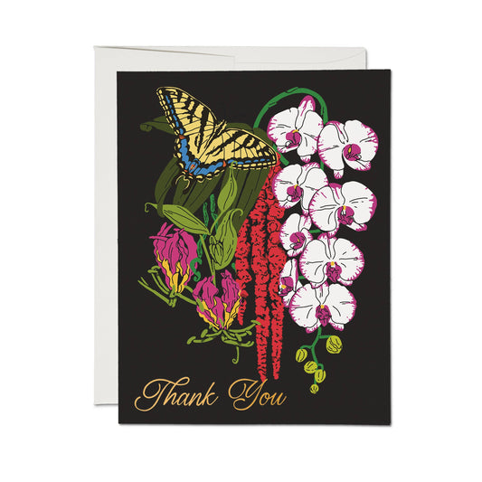 Swallowtail Thank You card