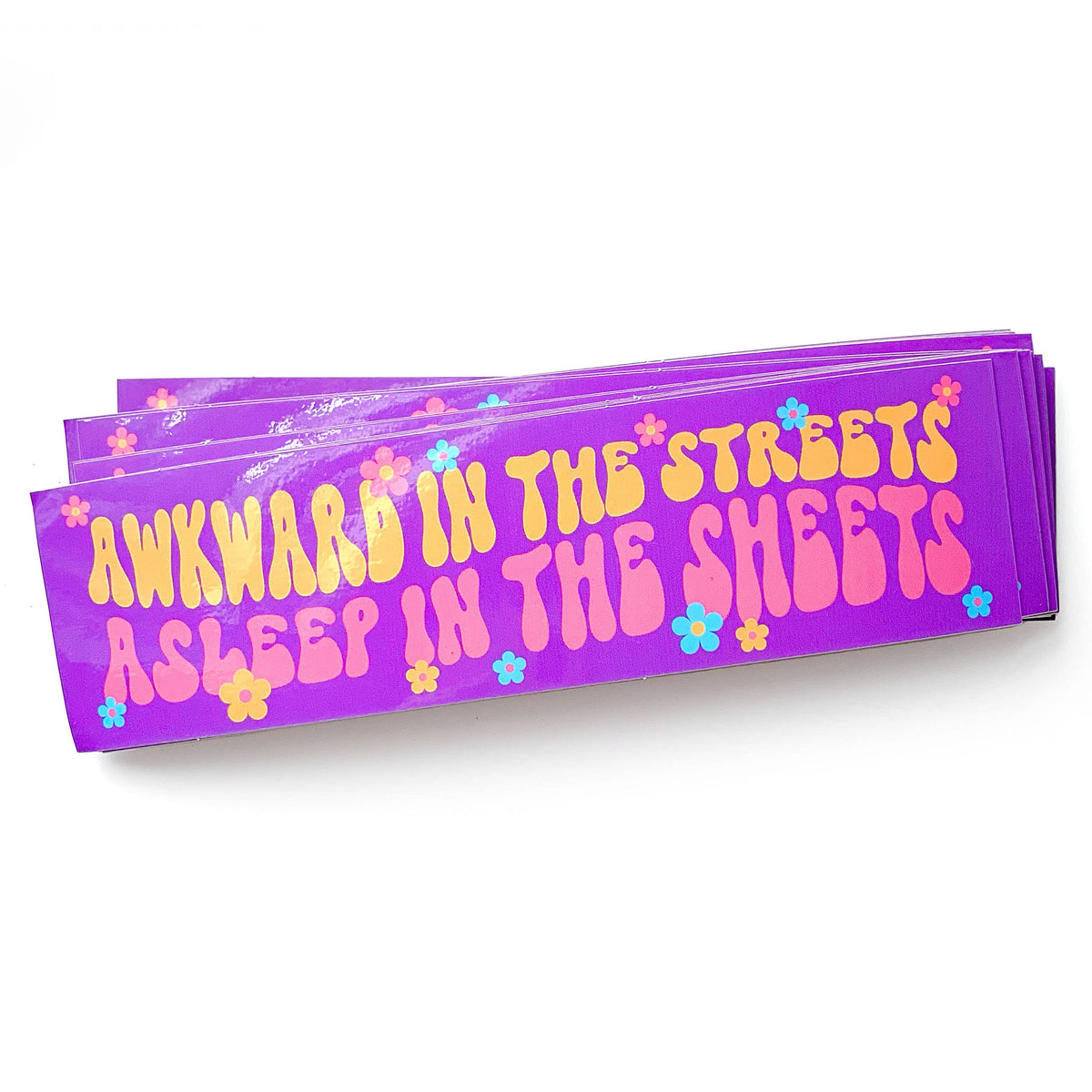 Awkward in the Streets Mini Bumper Sticker