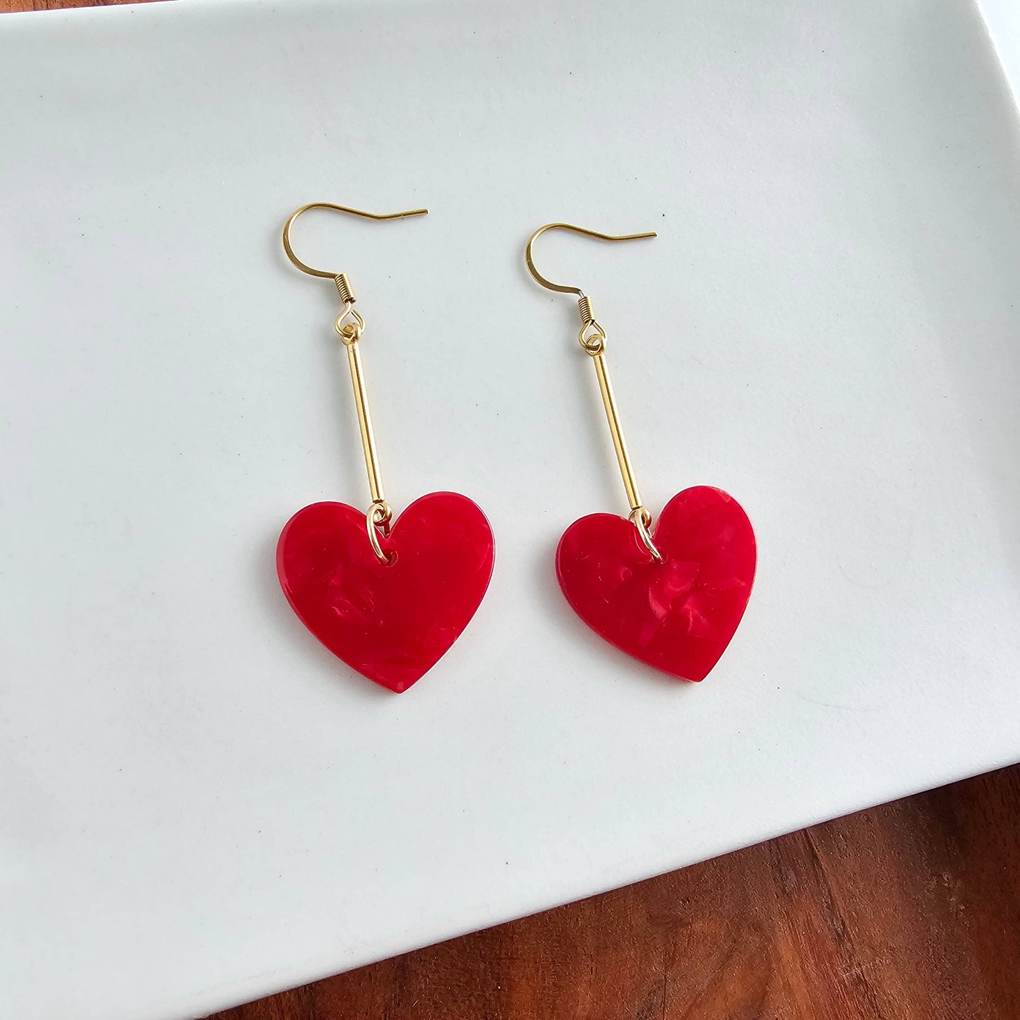Mina Heart Earrings