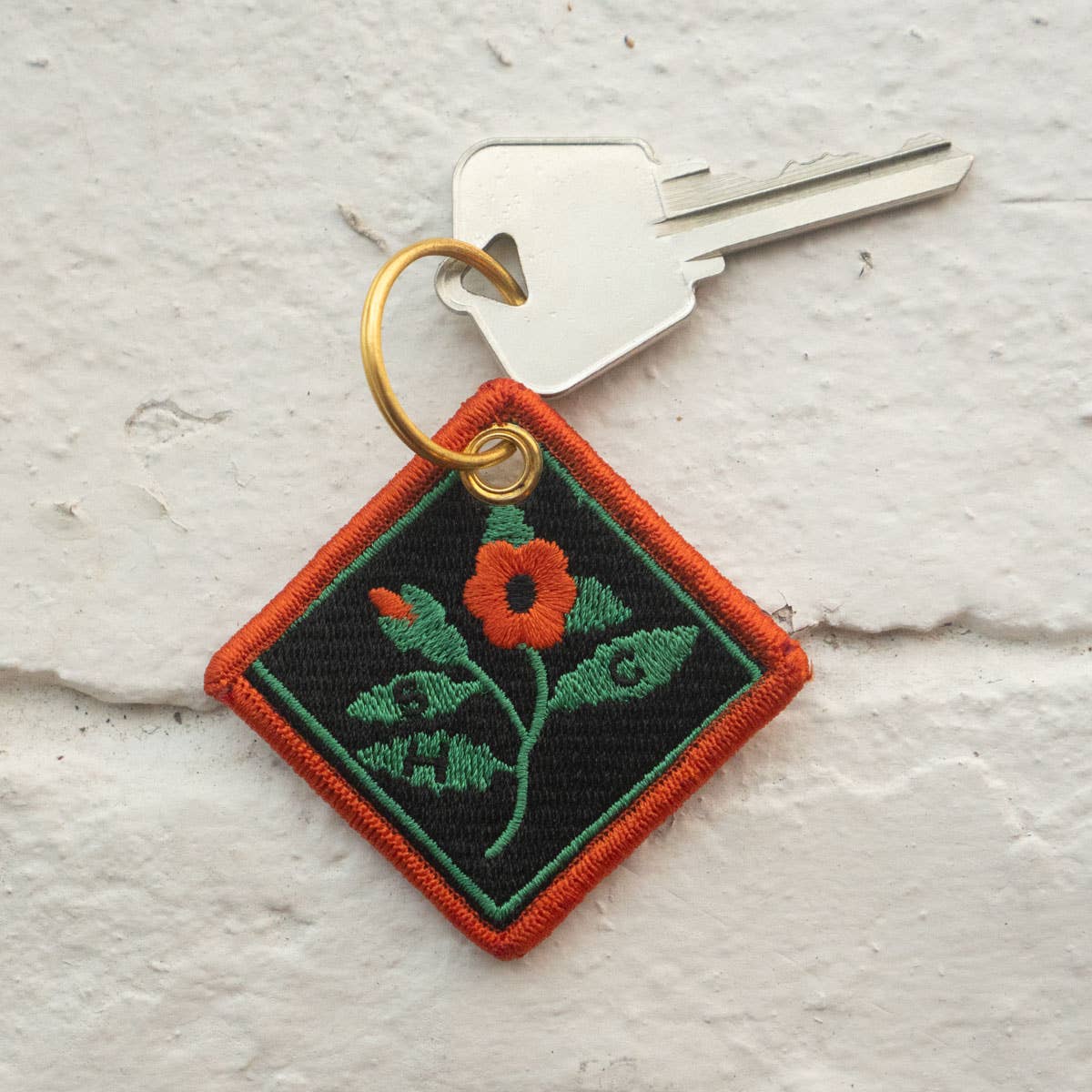 SHC Bloom Embroidered Keychain