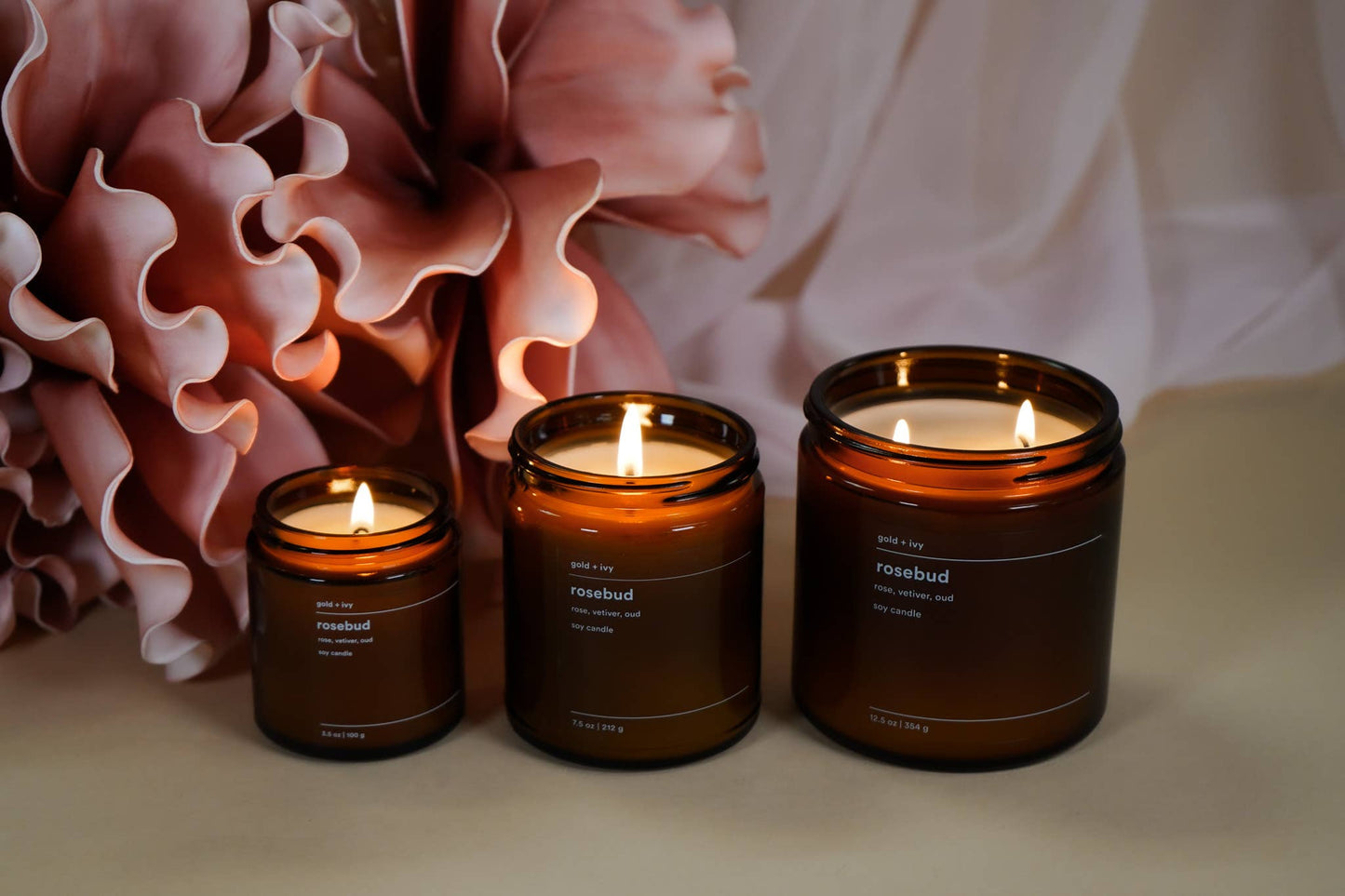 Rosebud Soy Candle