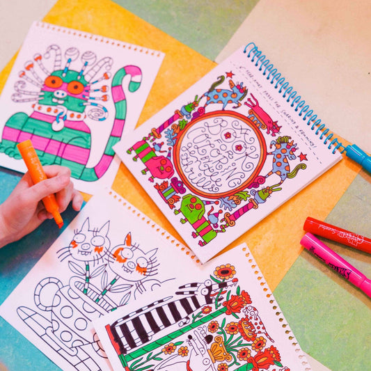 Gentle Thrills Coloring Book