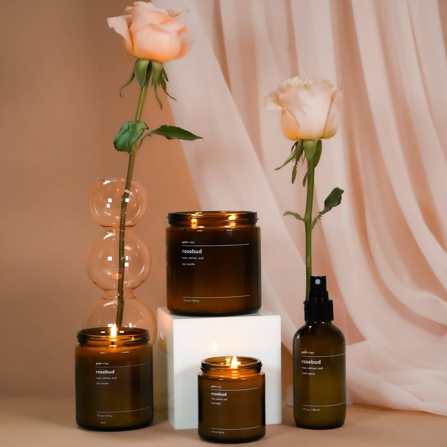 Rosebud Soy Candle