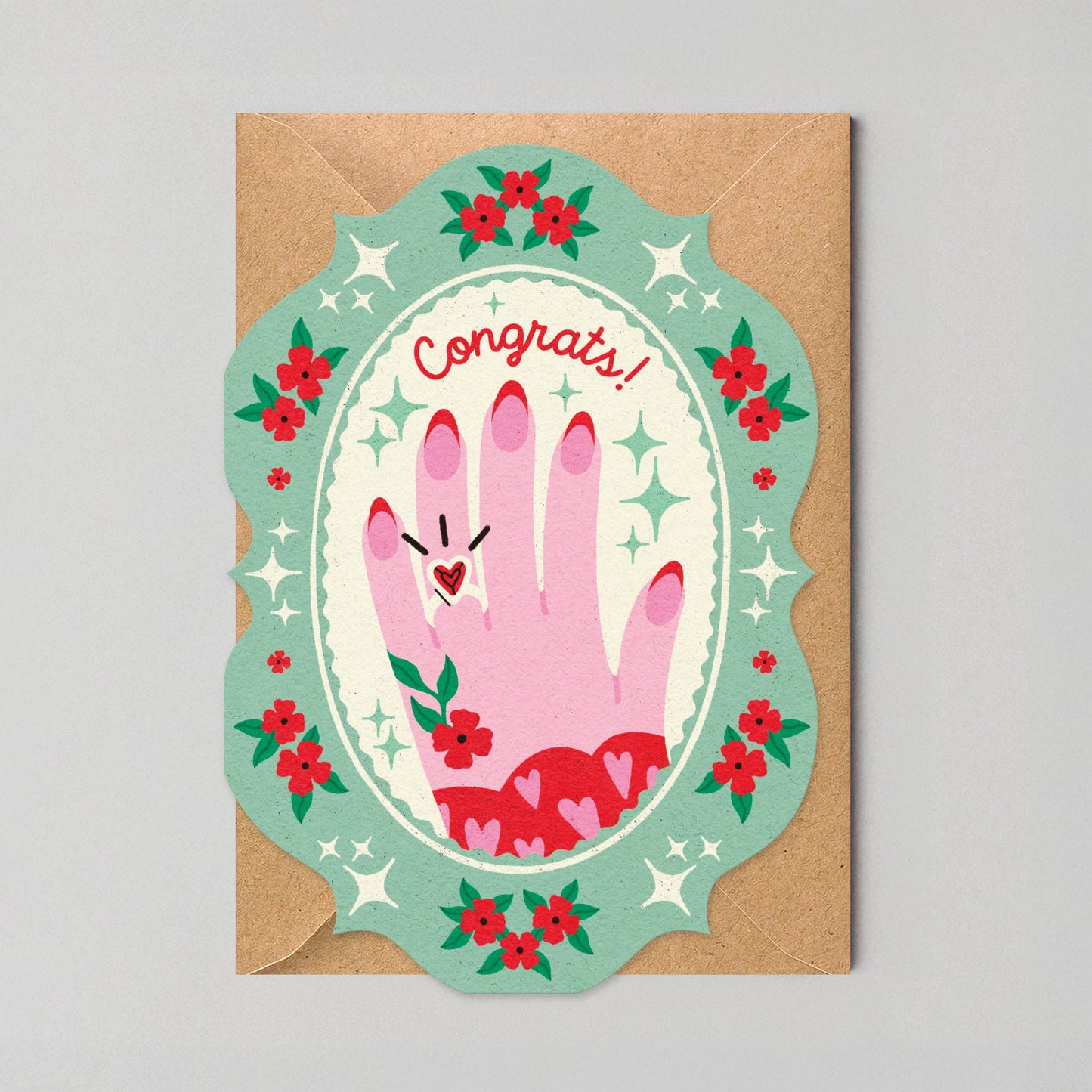 Congrats Ring Engagement card