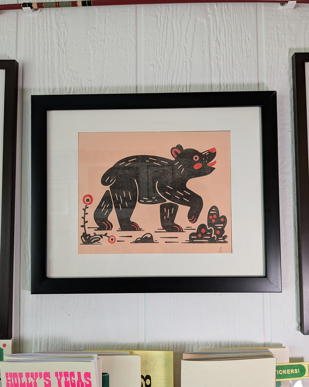 Cute Bear Riso print