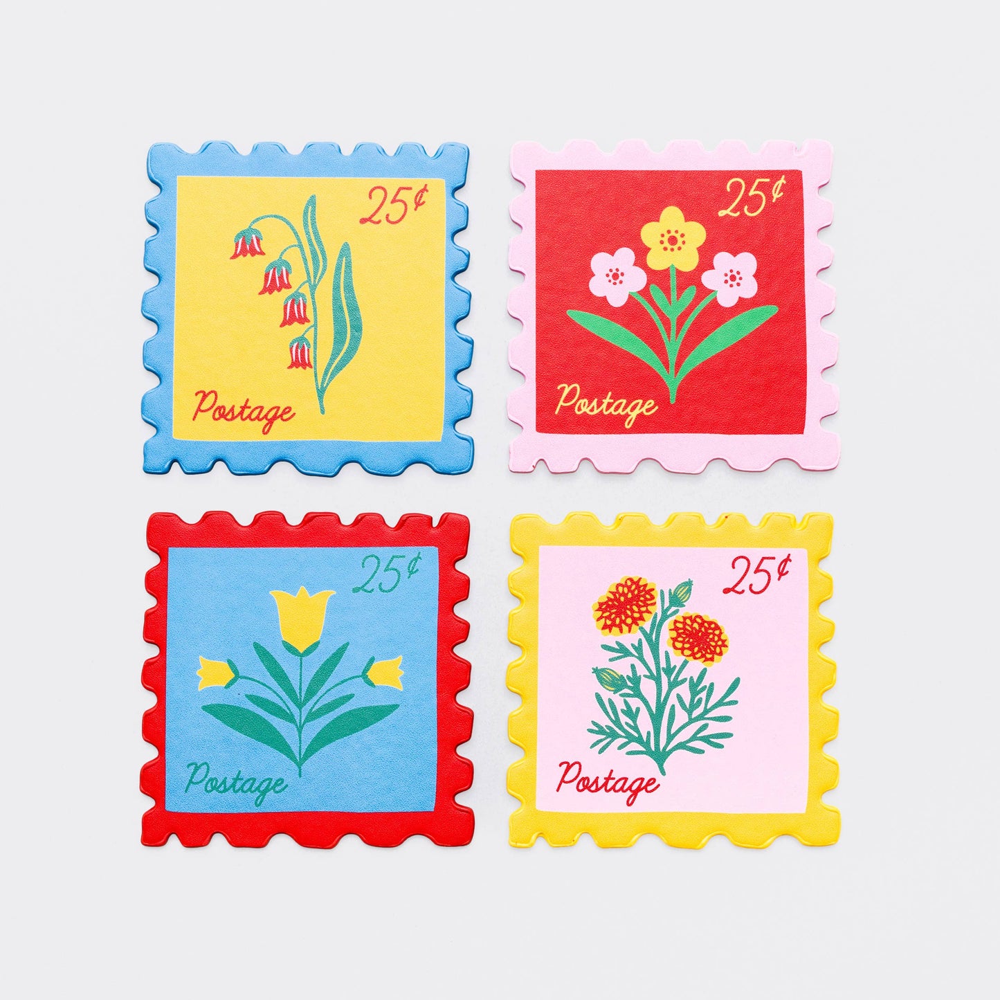 Stamps Coaster Set