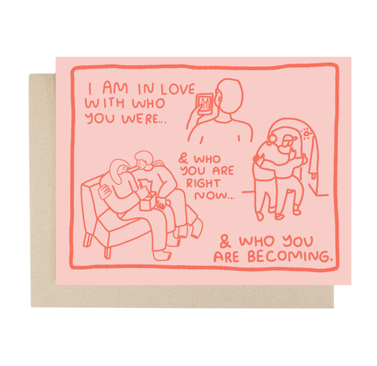 Past, Present and Future Love card