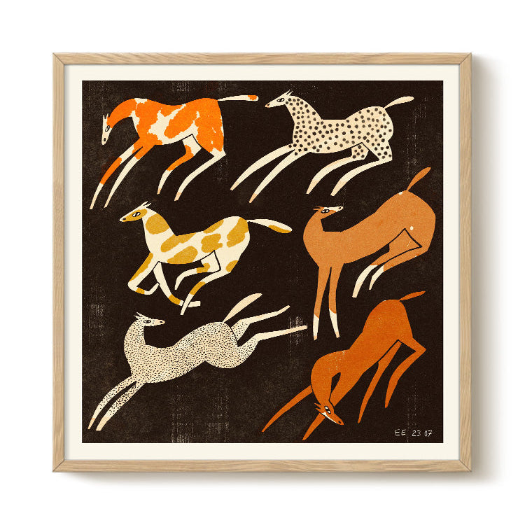 Mustang Party print