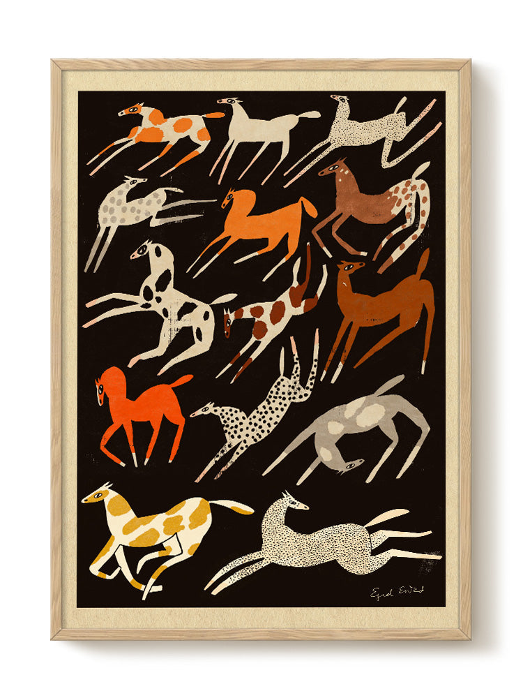 Mustang Party print
