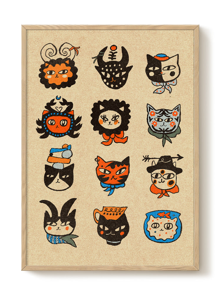 Cat Horoscope print