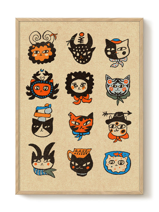 Cat Horoscope print