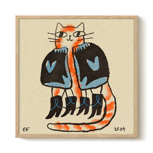 Cozy Cat print