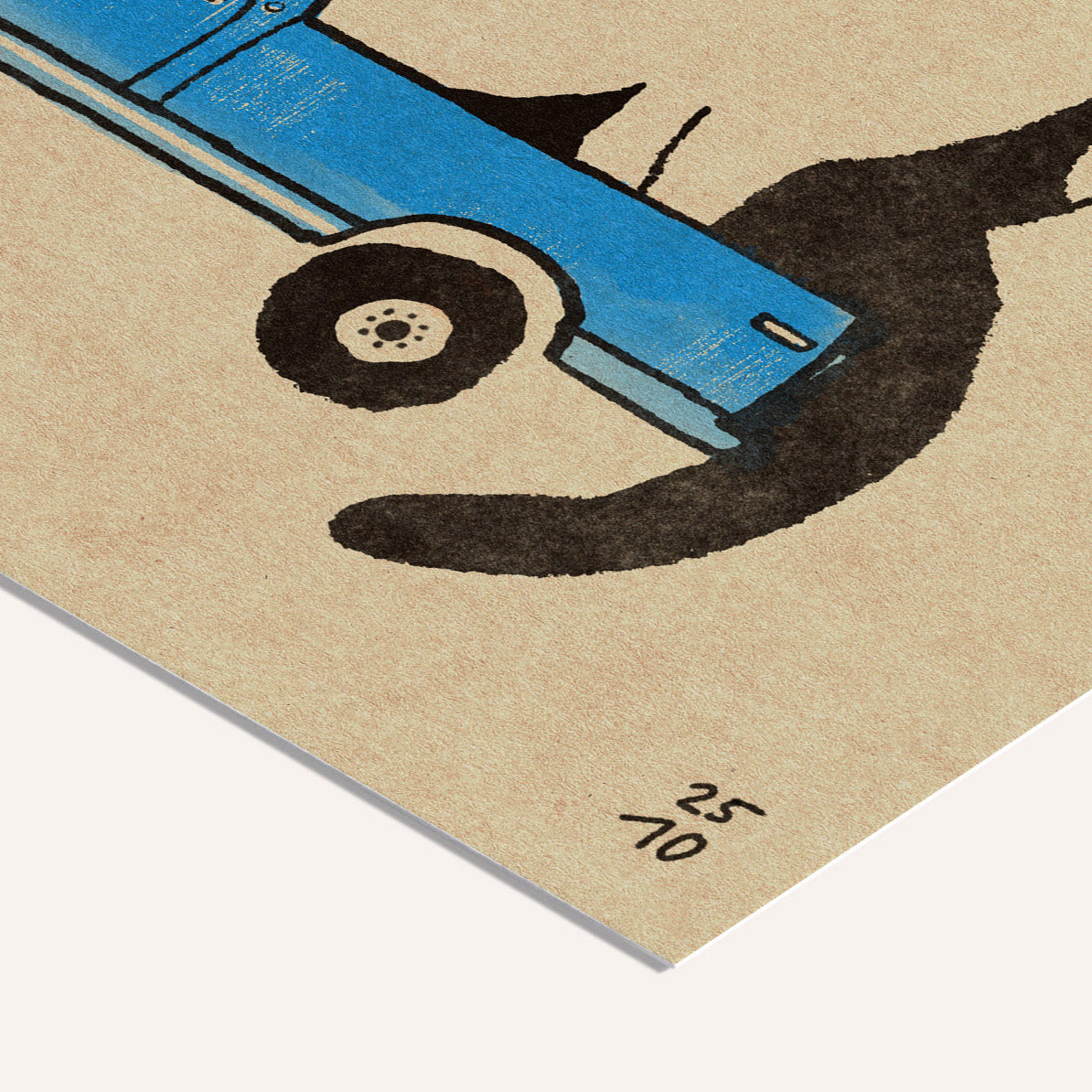 Kitty Truck print
