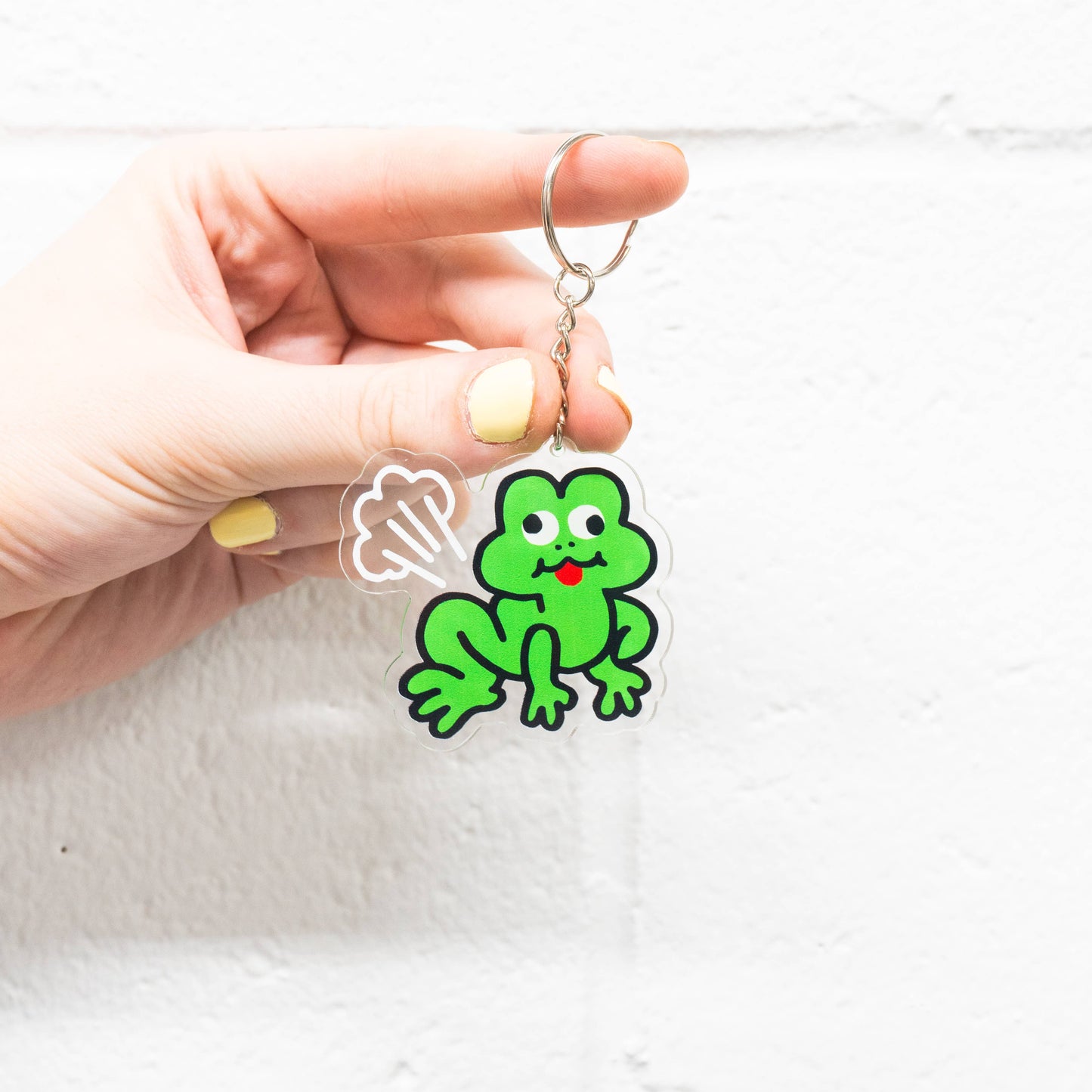 Farting Frog Keychain