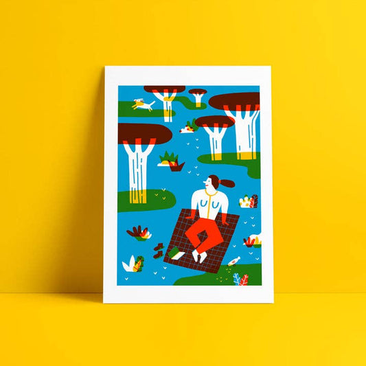 Picnic A4 Print