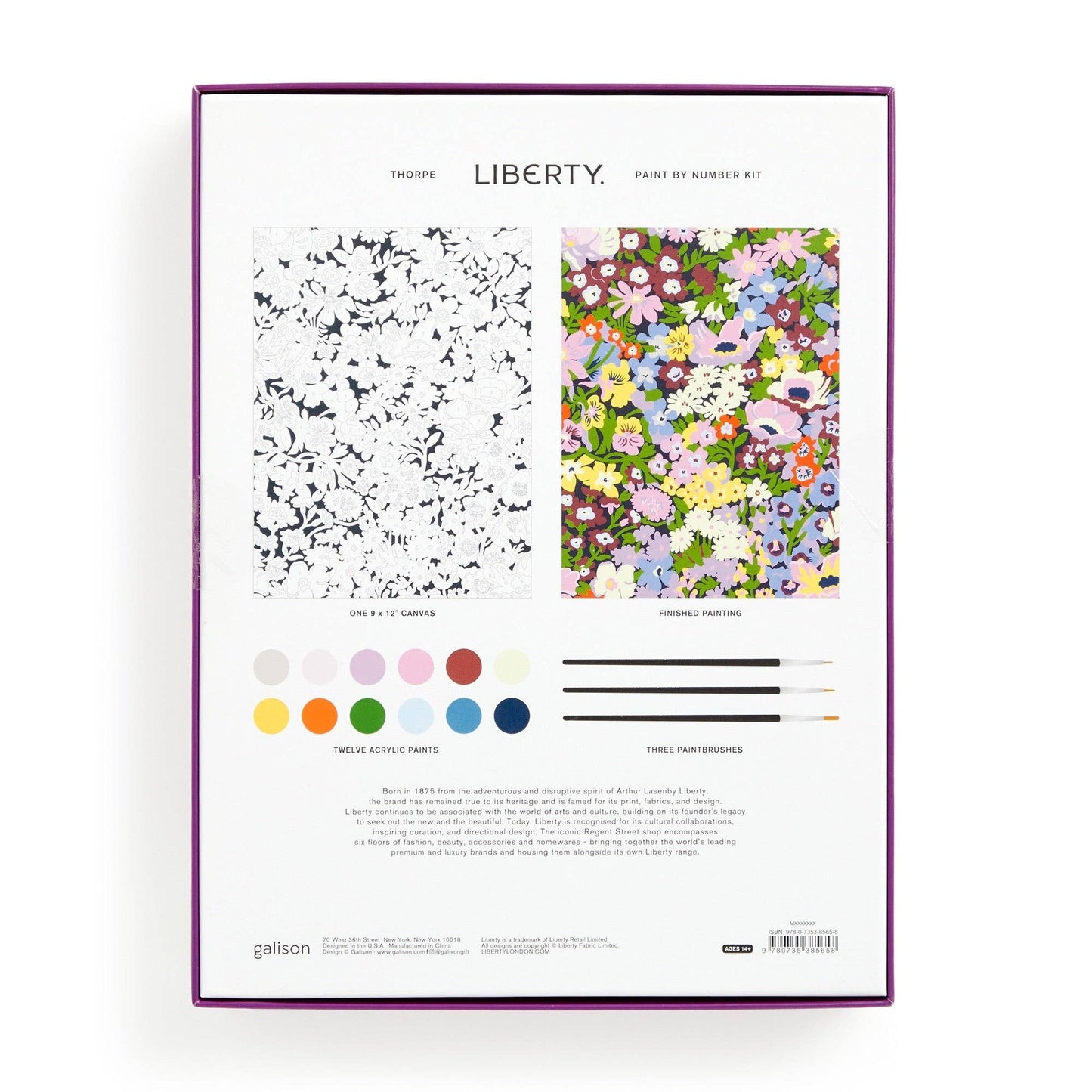 Liberty Paint by Number Kit