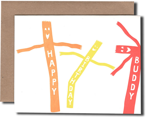 Air Dancer Birthday card
