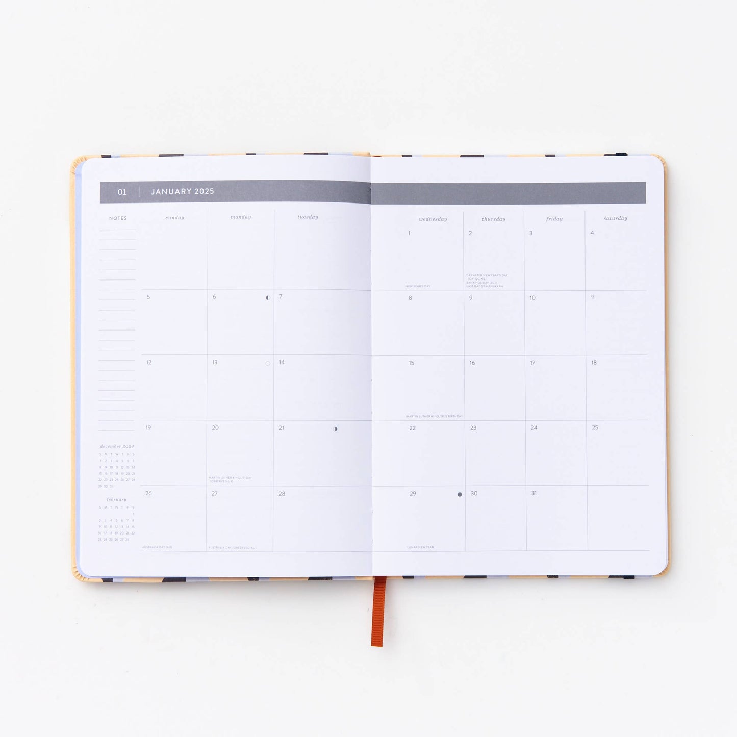 2025 Simplistic Lines Monthly Planner