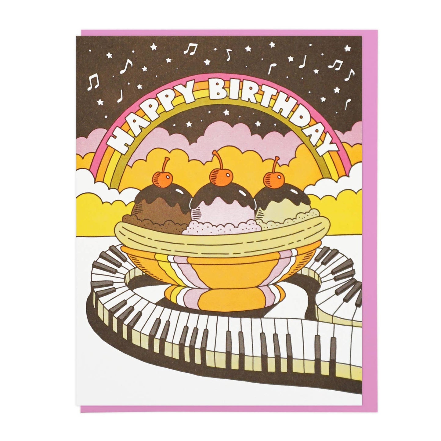 Birthday Banana Split card