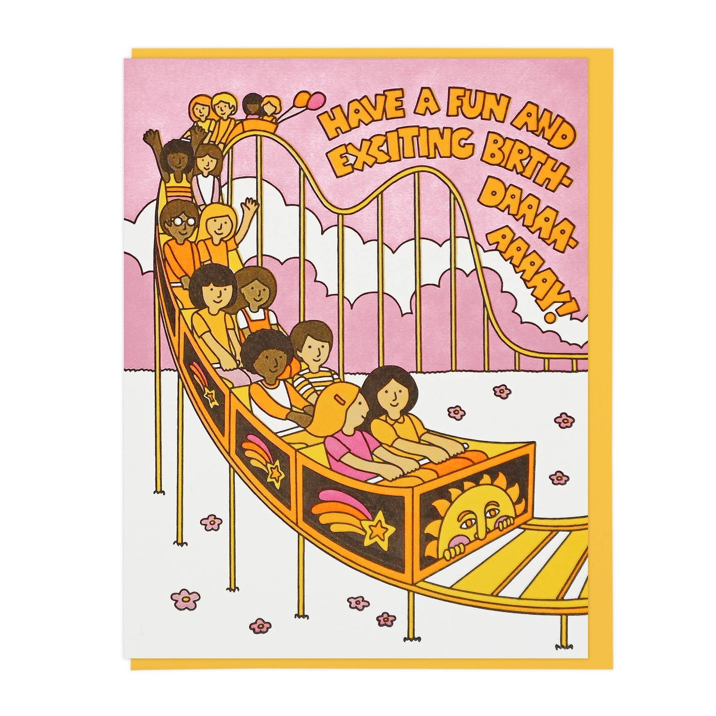 Birthday Rollercoaster card