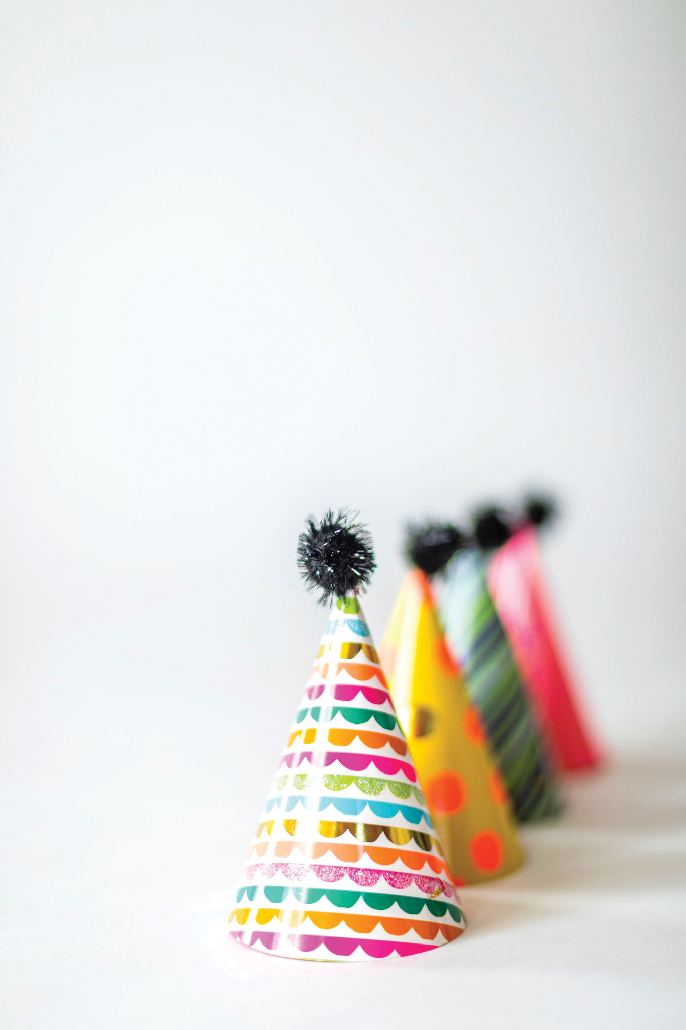 Mini Rainbow Party Hats