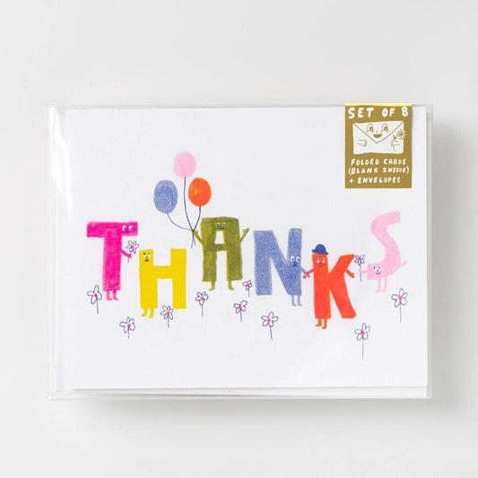 Thanks Letter Friends Boxed Cards